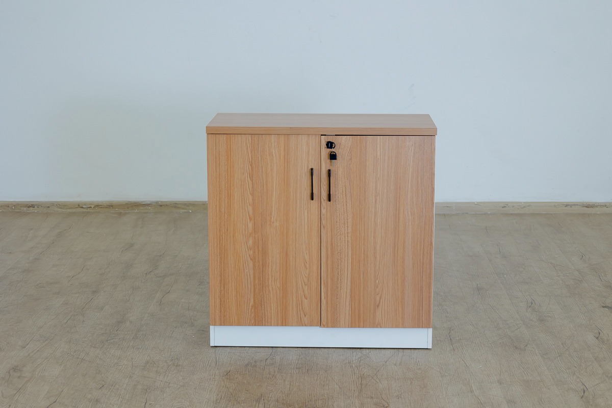 Wooden office cupboard lockable 2-door storage Kenya