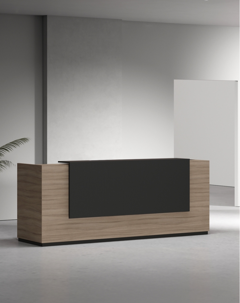 Reception Desk 2.4M modern wooden counter Kenya