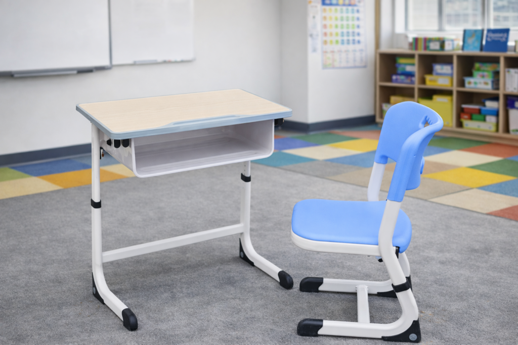 Adjustable Kids School Desk and Chair
