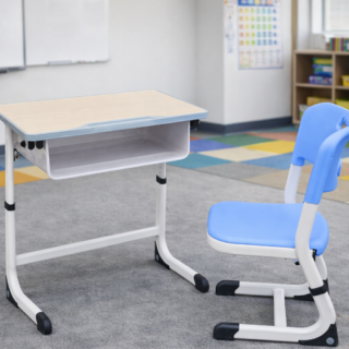 Adjustable Kids School Desk and Chair